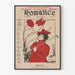 Póster vintage Romance Railroad Edición - Ilustración femenina septiembre