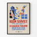 Póster vintage Servicio a la habitación teatro St. Charles