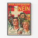 Vintage Swiss political poster « Roter Fünfjahrplan Nein »