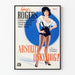 Póster vintage de película Absolutamente inocente con Ginger Rogers