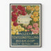 Póster vintage de exposición de rosas en Boskoop 1913