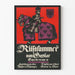 Vintage poster of the Goslar Rüstkammer exhibition