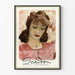 Póster vintage Saridon - Ilustración de mujer con tez suave