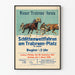 Sled race poster at the Trabrennpaltz of Prater