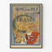 Póster vintage Sembrar el trigo para Francia