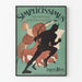 Póster vintage artístico Simplicissimus ilustrado semanal