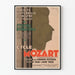 Ciclo Mozart de 1928 de Henri Dormoy — cartel enmarcado en una pared blanca