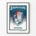 Vintage Solucalcine Coirre Calcium Chloride Advertising Poster