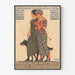 Póster vintage de exposición Kunstsalon Wolfsberg Zúrich