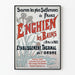 Póster vintage Enghien-les-Bains fuentes sulfurosas Francia