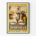 Póster vintage Espartaco - Rebelión de los Gladiadores