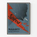 Vintage Advertising Poster Speed Mixed Cigarette 40 Hours