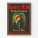 Vintage equestrian sport poster Derby at a price of 50 Pfennig