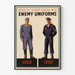 Póster vintage de uniformes militares - aviador y marin alemán