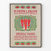 Póster vintage de venta de semillas de hortalizas en Cracovia