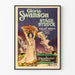 Póster vintage de cine Stage Struck con Gloria Swanson