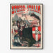 Póster vintage Historia de Italia contada a los niños