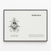 Minimalist Poster Subpoena - Black and White Text Wall Decoration — framed artwork on a wall