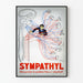 Póster vintage del sistema neurovegetativo Sympathyl