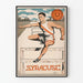 Póster vintage de la Universidad de Syracuse atletismo 1908