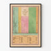 Póster vintage de las longitudes comparadas de los principales ríos del mundo
