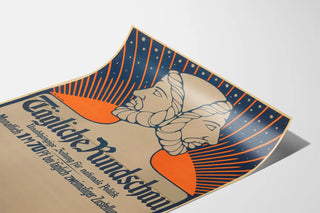 Vintage Journal Poster Symbolic Design Daily Review