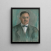 Retrato de un hombre - Stefan Fodor — cuadro enmarcado en la pared