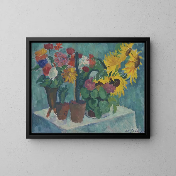 Naturaleza muerta - Stefan Fodor — cuadro enmarcado en la pared