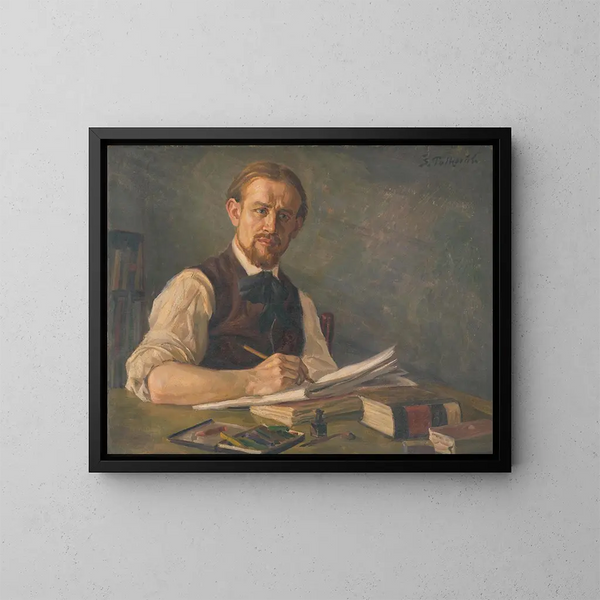 J. Alexy como estudiante de la Academia de Praga - Stefan Polkorb — cuadro enmarcado en la pared