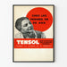 Póster vintage Tensol - Promoción de salud para la menopausia