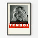 Póster publicitario vintage TENSOL para mareos y hipertensión