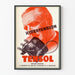 Póster vintage de publicidad Tensol contra la hipertensión