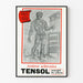 Póster vintage médico de las arterias esclerosas TENSOL