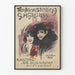 Póster vintage de la exposición G.H. Grauss - Kunstzaal De Bijenkorf Ámsterdam 1918