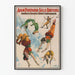 Póster vintage de circo Adam Forepaugh y Sells Brothers