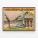 Póster vintage de circo Adam Forepaugh y Sells Brothers - Gimnastas acrobáticos — cuadro enmarcado en la pared
