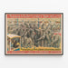 Póster vintage Barnum & Bailey - Circo y Menagerie de Elefantes — cuadro enmarcado en la pared