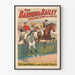 Póster vintage de carreras hípicas Barnum & Bailey