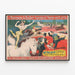 Póster vintage Barnum & Bailey Greatest Show on Earth - Miss Rose Meers, amazona excepcional — cuadro enmarcado en la pared