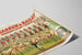 Póster vintage Barnum & Bailey con los 10 caballos de raza crema de John Ducander — vista de la obra