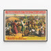 Póster vintage Barnum & Bailey The Mahdi Cruz de Victoria — cuadro enmarcado en la pared