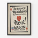 Póster vintage 'The Bishop Misbehaves' para decoración de paredes