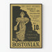Póster vintage The Bostonian - Nuestra defensa costera, 10 de mayo 10c