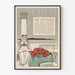 Póster vintage The Century para septiembre con ilustración Art Nouveau