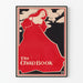 Póster vintage The Chap Book mujer con vestido rojo
