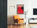 Póster vintage The Chap Book mujer con vestido rojo