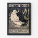 Póster Art Nouveau The Chap Book - Ilustración vintage en blanco y negro