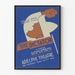 Póster vintage de teatro The Dictator por Richard Harding Davis