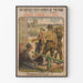 Póster vintage Préstamo Nacional 5% 1920 Nueva York París