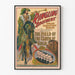 Póster vintage Espectáculo El Campo del Tapiz de Oro Ringling Brothers